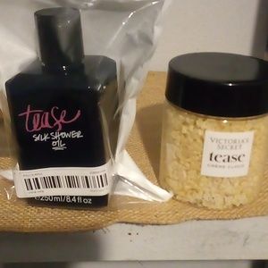 Victoria Secret Tease Creme Cloud, And Victoria Secret Tease Silk Shower Oil